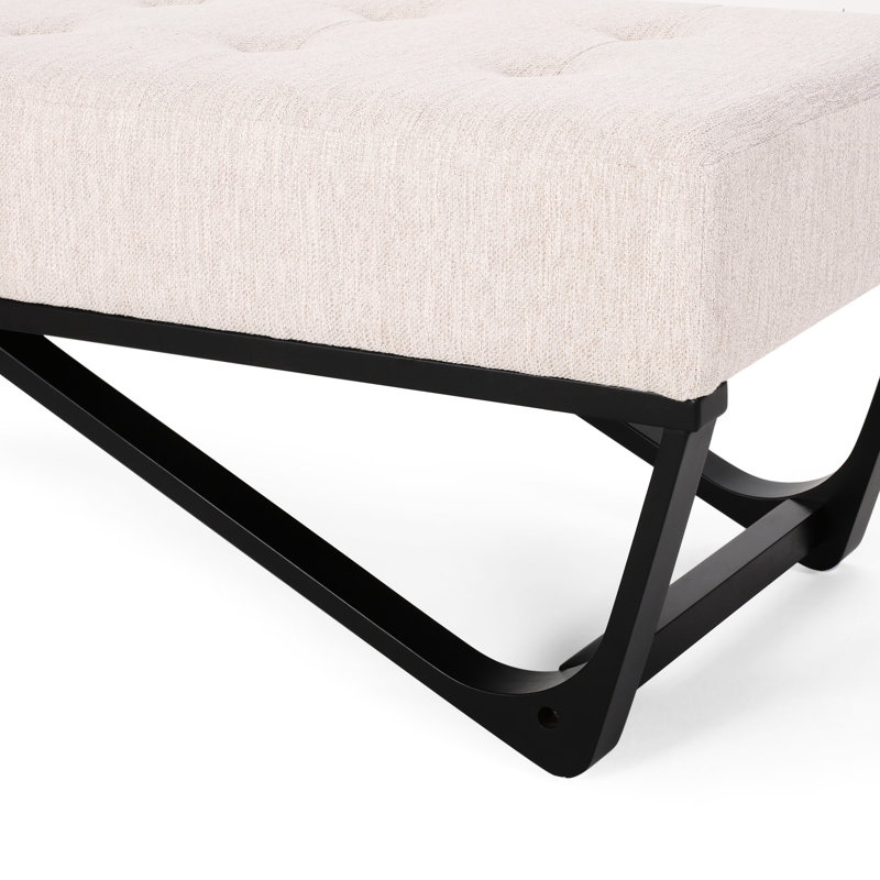 Modern With Button- Seat And Sleek Appearance Sophisticated Design Stable Leg Construction