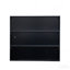 Armoire de rangement pour chaussures en verre avec lumière DEL RVB - noir-130480623