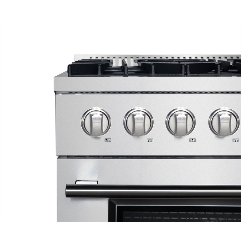 Marco 36-Inch Stainless Steel Dual Fuel Range with 6 Burners