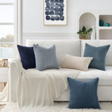 Striped Corduroy Pillow Cover Square Modern Gradient Pillow Cases for Sofa,  Decorative Cushion Cover