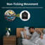 Horloge murale décorative en mosaïque de requin - 61 cm (24 po) - Horloge murale moderne en verre