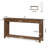 63-inch Solid Wood Console Table With 2-tier Storage, Farmhouse Entryway Table, Rectangular Long Sofa Table Behind Couch For Entryway, Hallway, Living Room, Entrance