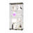 Two-Door LED Lights  Glass Display Cabinet 4 Shelves With Door, Floor Standing Curio Bookshelf For Living Room Bedroom Office,  64.7"*31.7"*14.3",Black-19785931