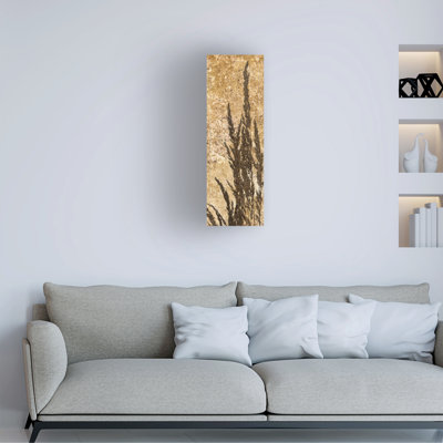 Art mural sur toile tendue - Gail Fraser «Harvest - Panneau vertical» pour décoration de salon, de chambre à coucher ou de bureau - 16 x 47