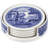 Spode Blue Italian Ceramic Coaster St W/Hldr