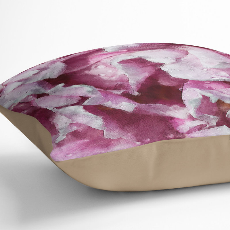 Square Throw Cushion, Stone, 55cm H x 55cm W x 20cm D