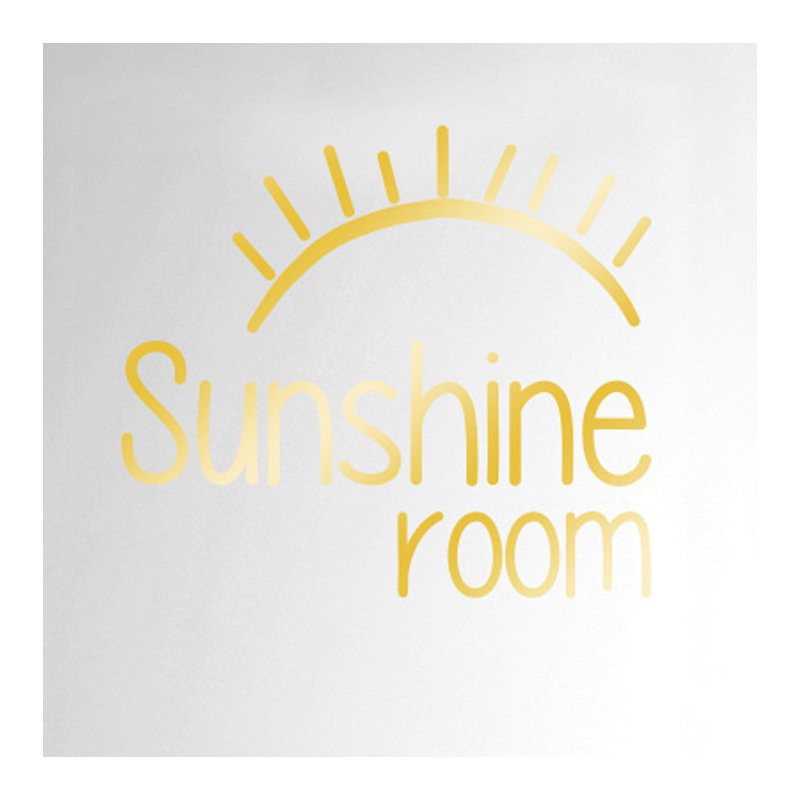 Wall Decal, Shiny Gold