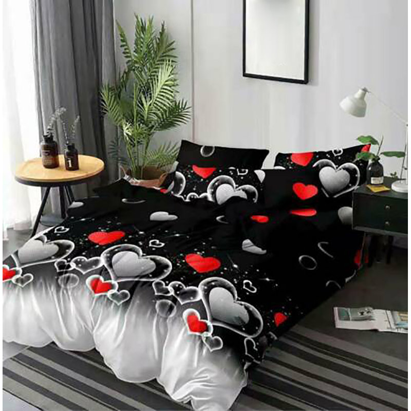 Chokio Polyester No Pattern Duvet Cover Set with Pillowcases Included, Single - 1 Standard Pillowcase