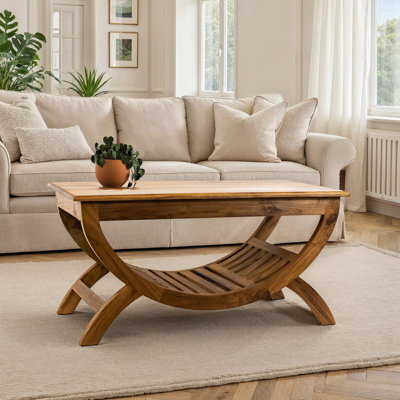 Lukats Solid Wood Coffee Table