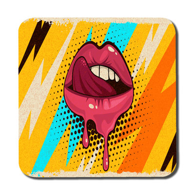 Square 6 Piece Coaster Set