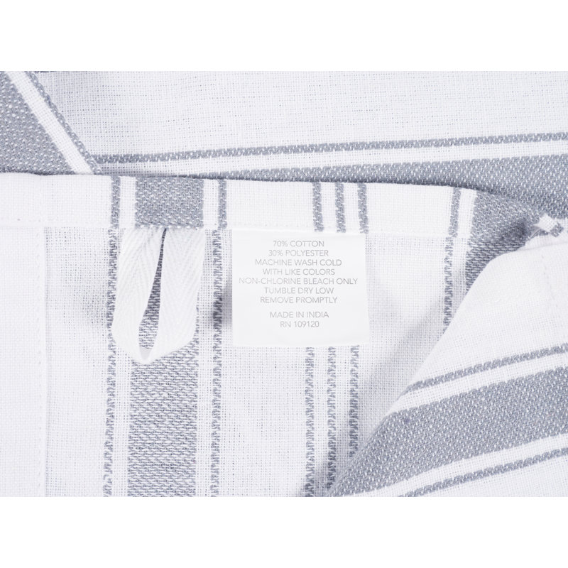 Serviettes de cuisine en coton recyclé l 18 po - Basics by Wayfair ™, Mélange gris
