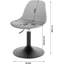 Silsby Swivel Upholstered Adjustable Height Counter Stool with Metal Frame-553449416-553449417