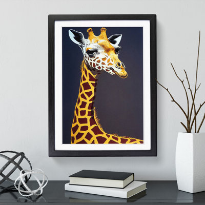 Striking Giraffe - Framed Print