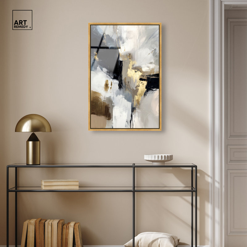 Décoration murale de bureau encadrée dorée, impression encadrée par Art Remedy, cadre doré, 20 x 30, H 31 po x l 21 po