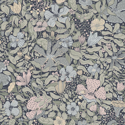 Harriette Floral Wallpaper