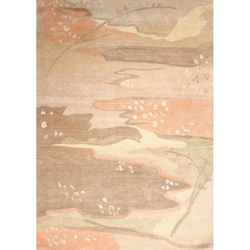 Tranquility Abstract Area Rug, Runner 3' x 9'