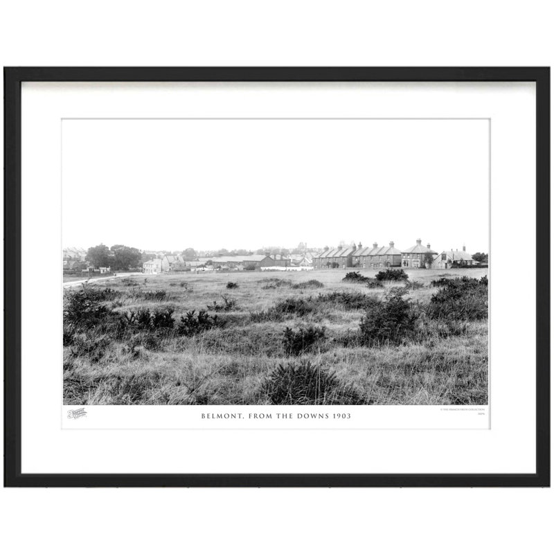Belmont, From The Downs 1903 by Francis Frith - Single Picture Frame Print, 28cm H x 36cm W x 2.3cm D