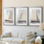 NAUTICAL Series CLxxIV - Impression sur mesure encadrée de qualité supérieure - 3 pièces-1125435822-1125435819