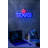 Flexible Neon LED Lighting Strip, Red & Blue, 16.5 x 8.7 x 0.8 inches | IP67 Waterproof, PVC Foam Template, 12V DC, 8W-10W/m | Perfect for Home Decor & Party Lighting, Easy Installation, Type C Plug-1577519016