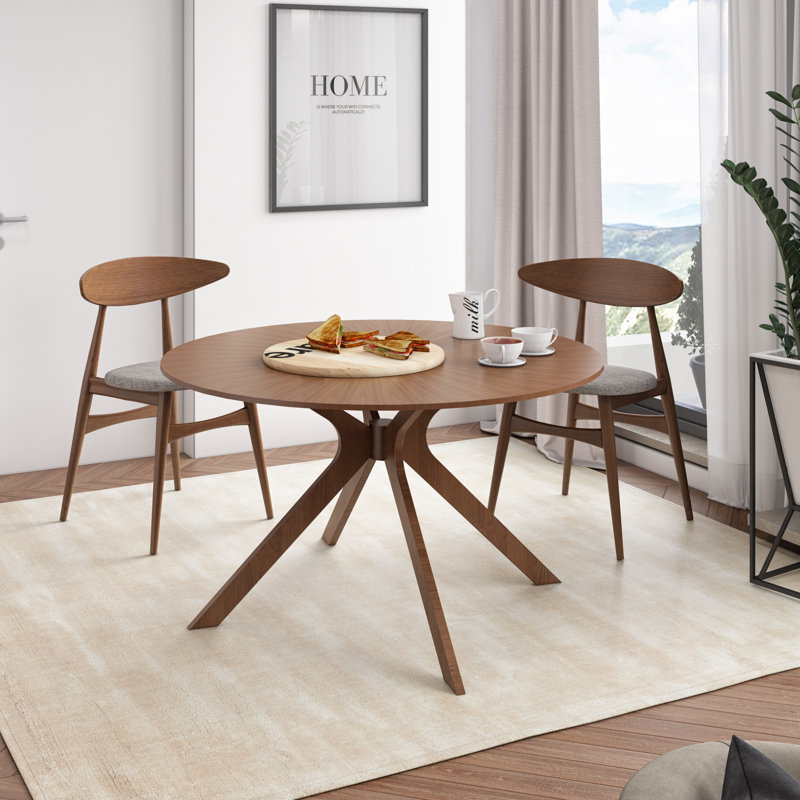 Nestor Round Dining Table,  30" H x 47" L x 47" W