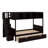Twin Over Full Bunk Bed With Shelfs, Storage Staircase And Drawers-113697735