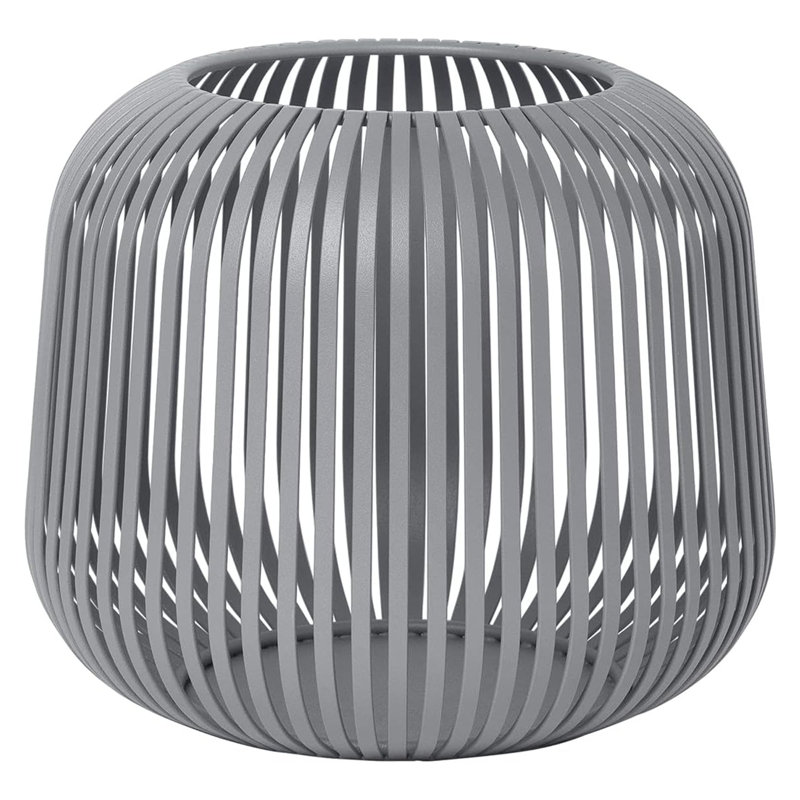 Lito Other Corner Lantern, 17 cm H x 20 cm W x 20 cm D, Grey