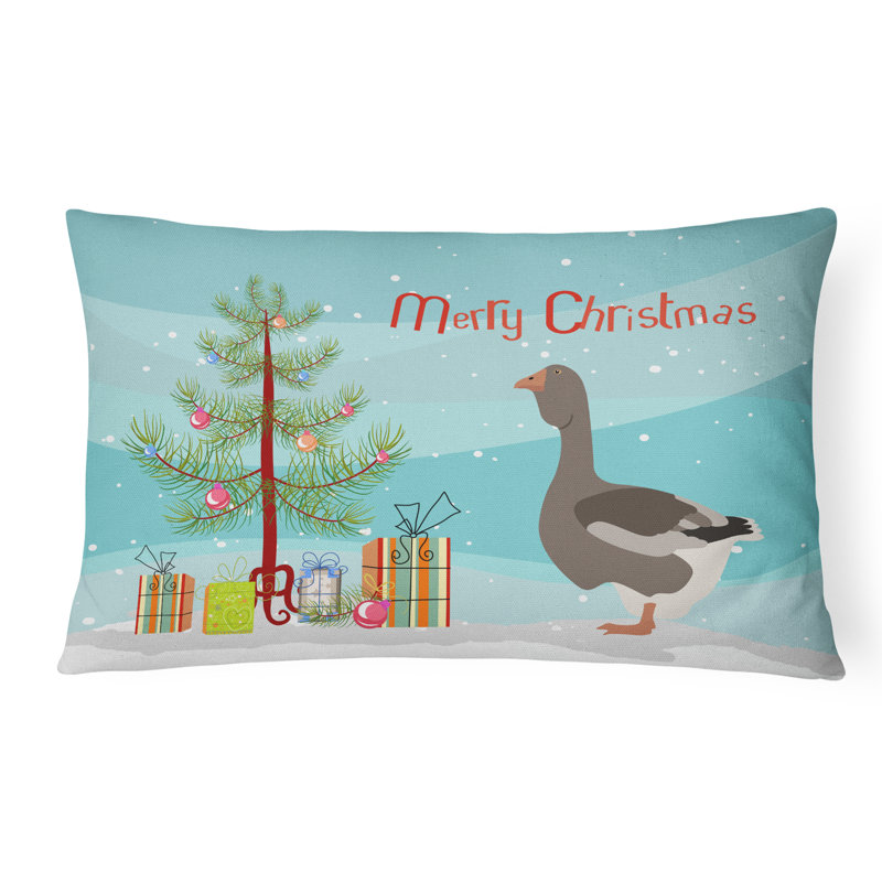  Coussin décoratif intérieur / extérieur Toulouse Goose Christmas