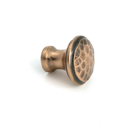 Hammered Round Knob