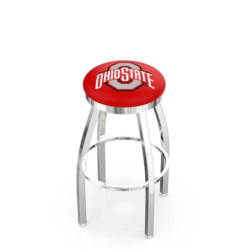Tabouret de bar et de comptoir pivotant NCAA, Ohio State, Tabouret de comptoir (siège d'une hauteur de 25 p