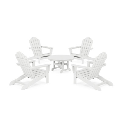 5-Piece Monterey Bay Oversized Adirondack Chair Conversation Group