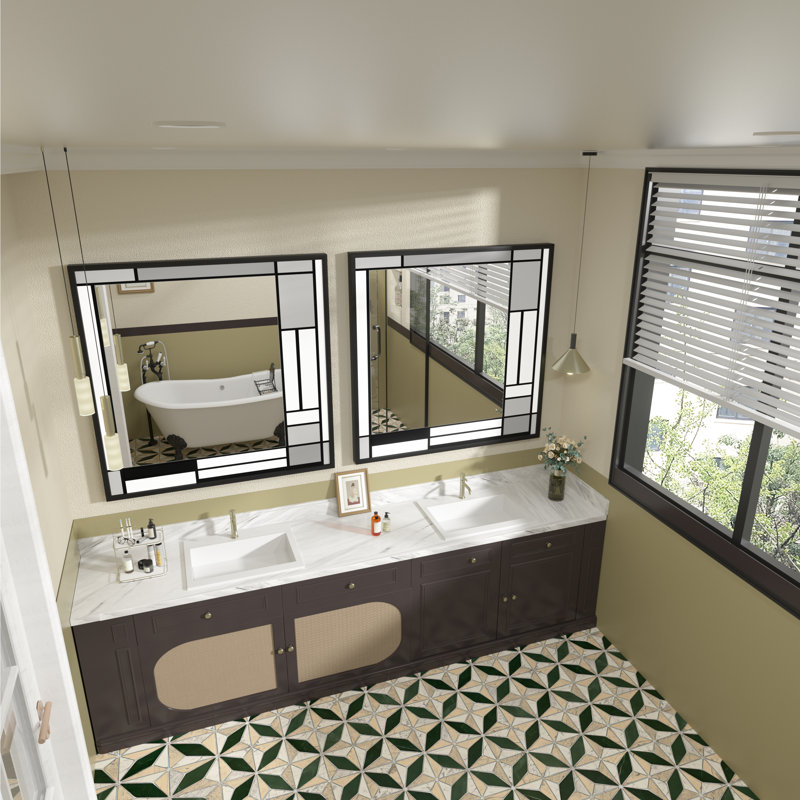 Romilly Metal Mirror, Plain, 36" x 36"