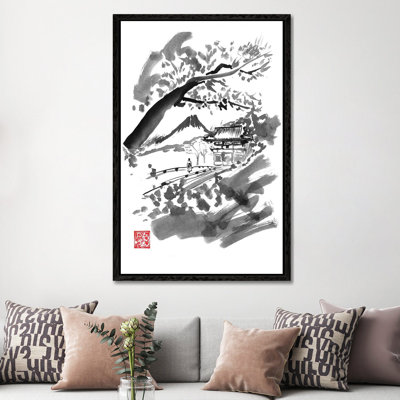 Temple by Péchane - Painting on Canvas