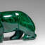 Genuine Polished Malachite Lion Carving (272 Grams)