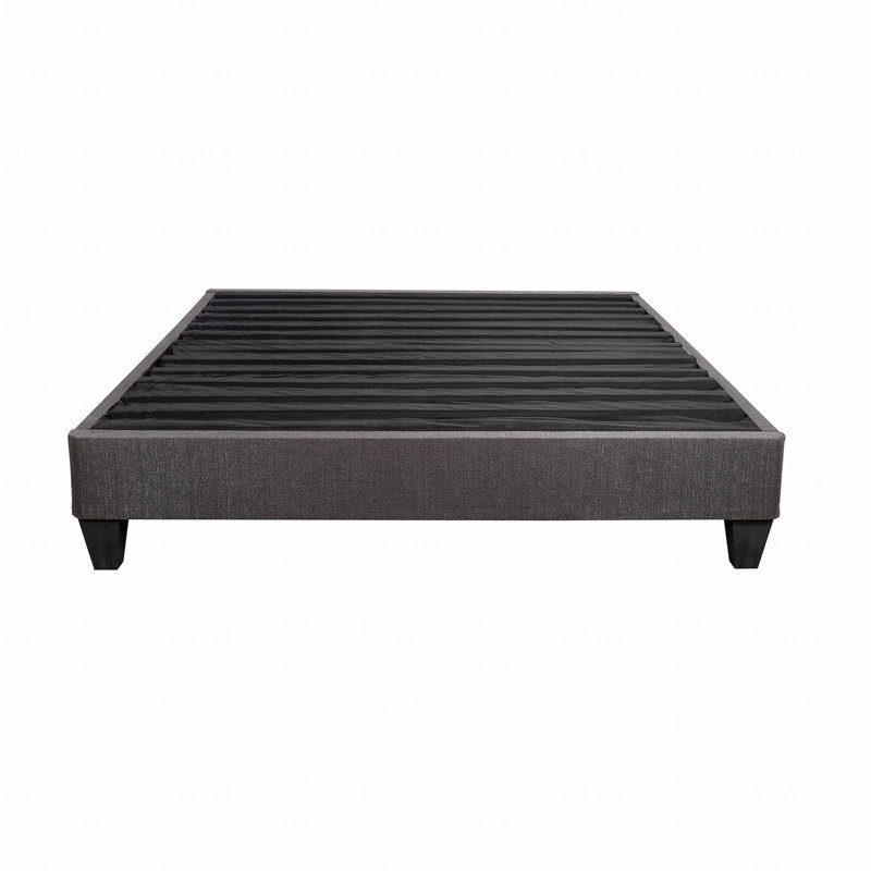 King Size Upholstered Bed, Platform Mattress Foundation, Frame Base, King