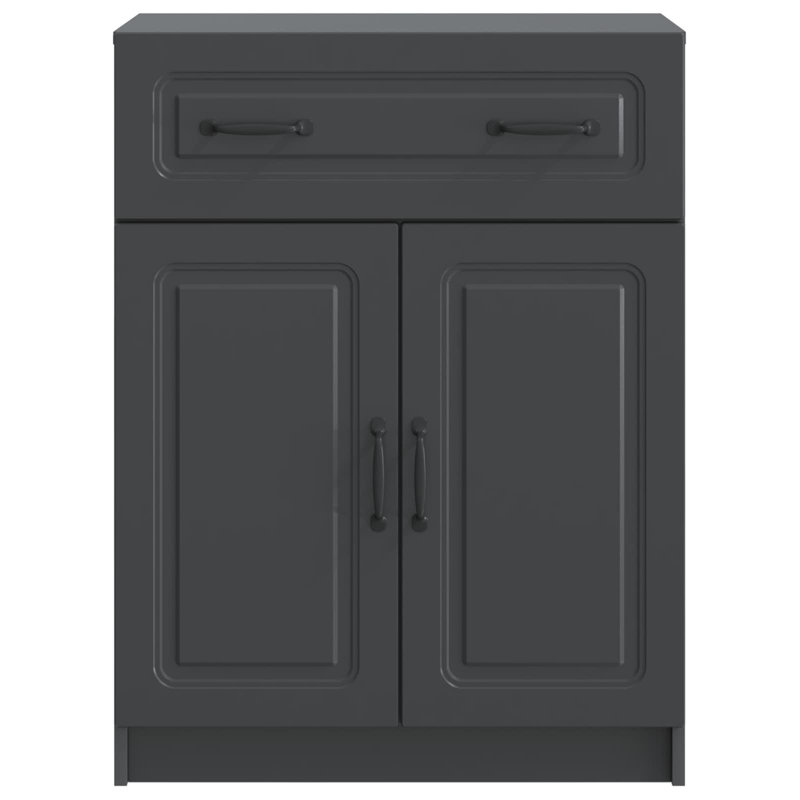 66cm Sideboard, Black