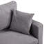 Velours côtelé gris pour le salon et la chambre à coucher: 3 + 2 confortables-1588418459