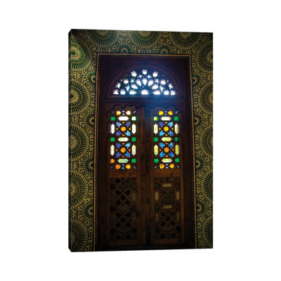 " Marrakech, Morocco. Moroccan Stained Glass In Wooden Door " by Jolly Sienda