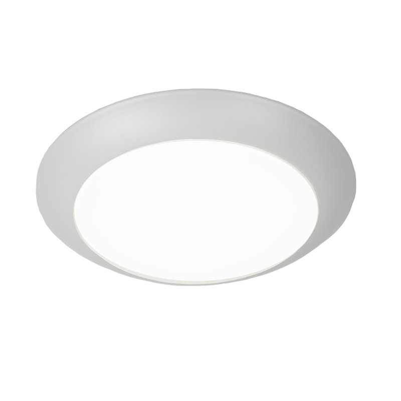 Eco-Friendly 7'' White Acrylic LED Flush Mount Light