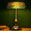 Lampe de bureau turque en mosaïque avec interrupteur à chaînette, lampe de bureau d'inspiration rétro avec abat-jour en mosaïque colorée fabriquée à la main