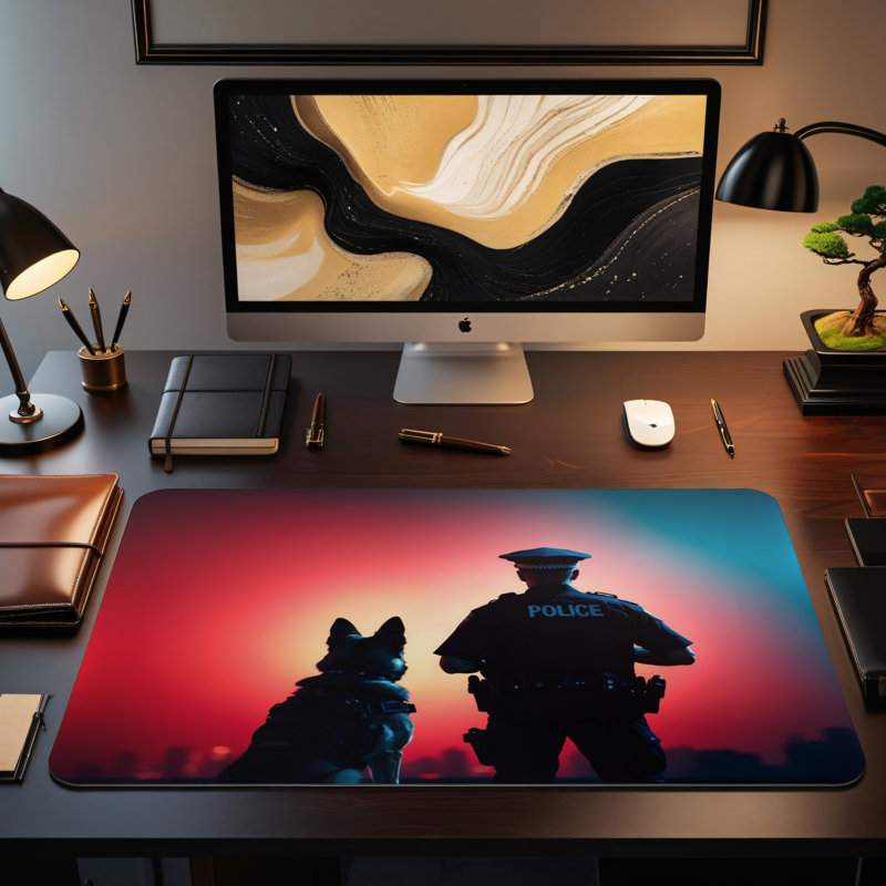 Polyester Desk Pad, 23.6x13.8