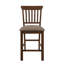 Ensemble de 2 chaises à hauteur de comptoir en bois