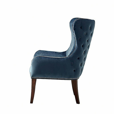 Fauteuil d'appoint à dossier capitonné