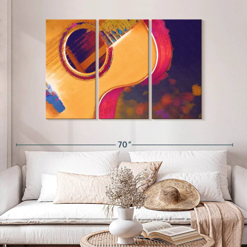 Guitare acoustique Abarca Dreamy, H 32 po x l 50 po