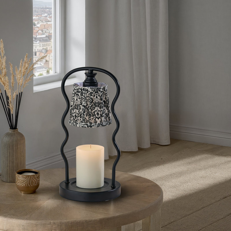 Lampe à bougie Twirl avec minuterie - Chauffe-cire à intensité variable, 3 modes d'éclairage et arrêt automatique