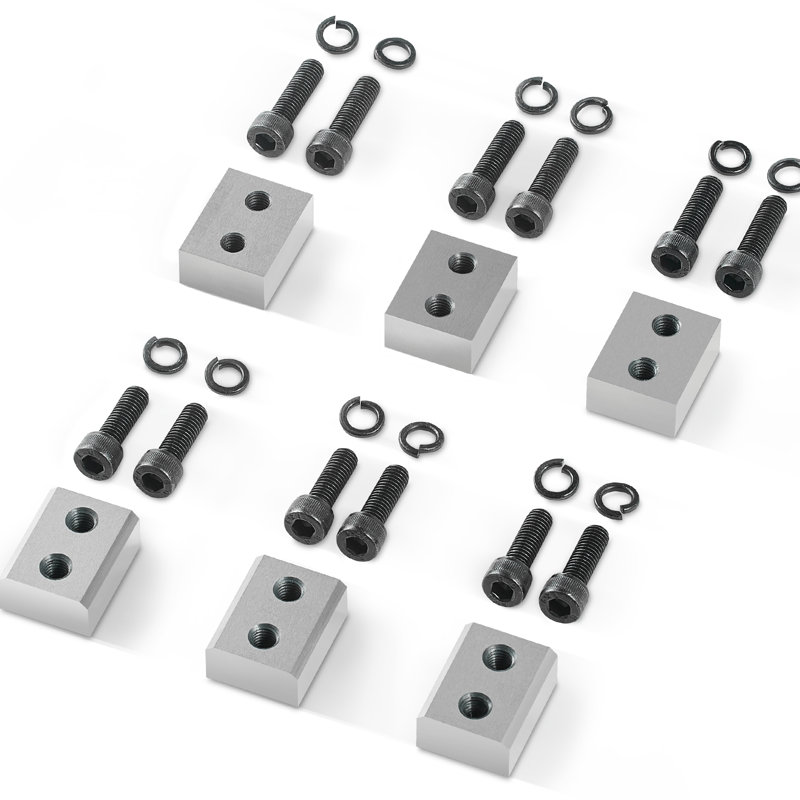 6 lames de rechange pour mâchoires de rechange pour lames de barres d'armature électriques de 25 mm (1 pouce)