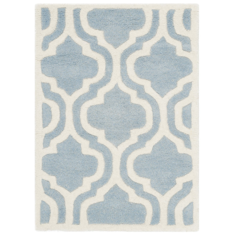 Carolene Hand Tufted Wool Geometric Rug