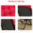 Folding Reclining Chair, Zero Gravity, Red With Padded Cushion & Side Compartment, 264 Lbs Supported, Indoor Outdoor Gravity Pad Rack, Capacity, Use