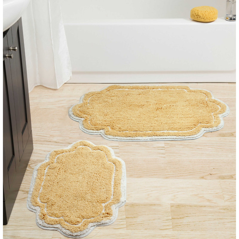 Tapis pour salle de bain Dobrinka, Beurre