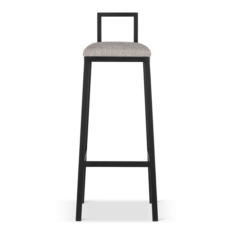 Kafton Upholstered Counter Stool with Metal Frame