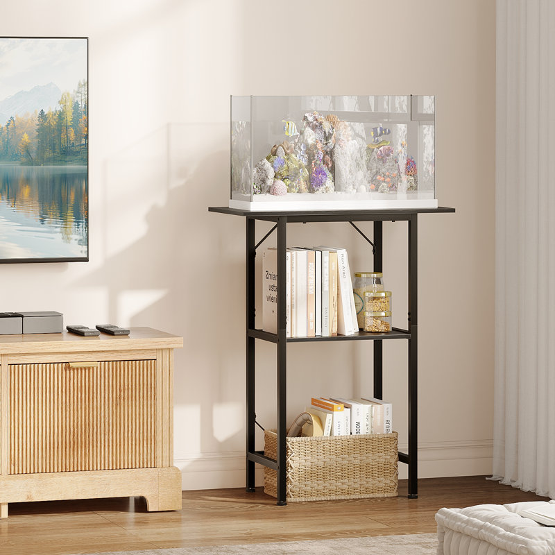 Support pour aquarium à 3 niveaux de 61 cm (24 po) pour 76 litres (20 gallons) - Étagère de rangement robuste et résistante à l'eau